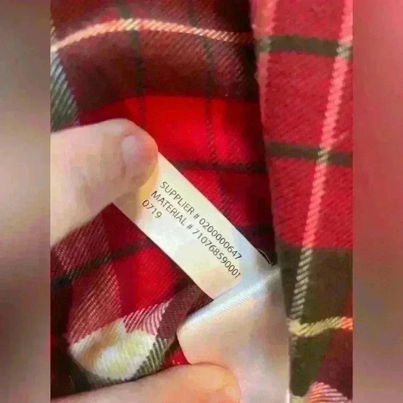 Ralph Lauren Flannel Button Down Collared Shirt Red White Black Plaid Mens Sz L - Picture 7 of 14